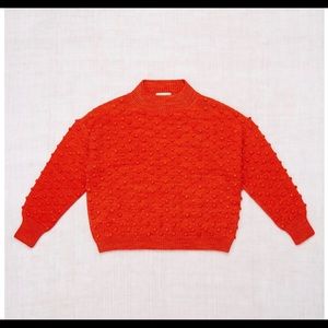 DISO: Misha & Puff sweater in Hot Red size L.